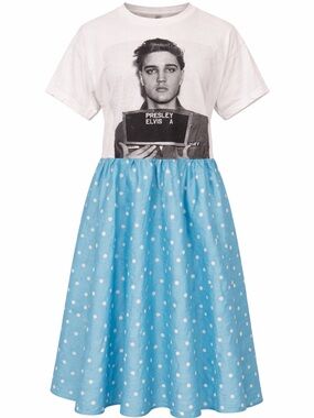 Elvis Edition Band tee to midi! Cutesy dress. 🎸The Remix Collection 🥁